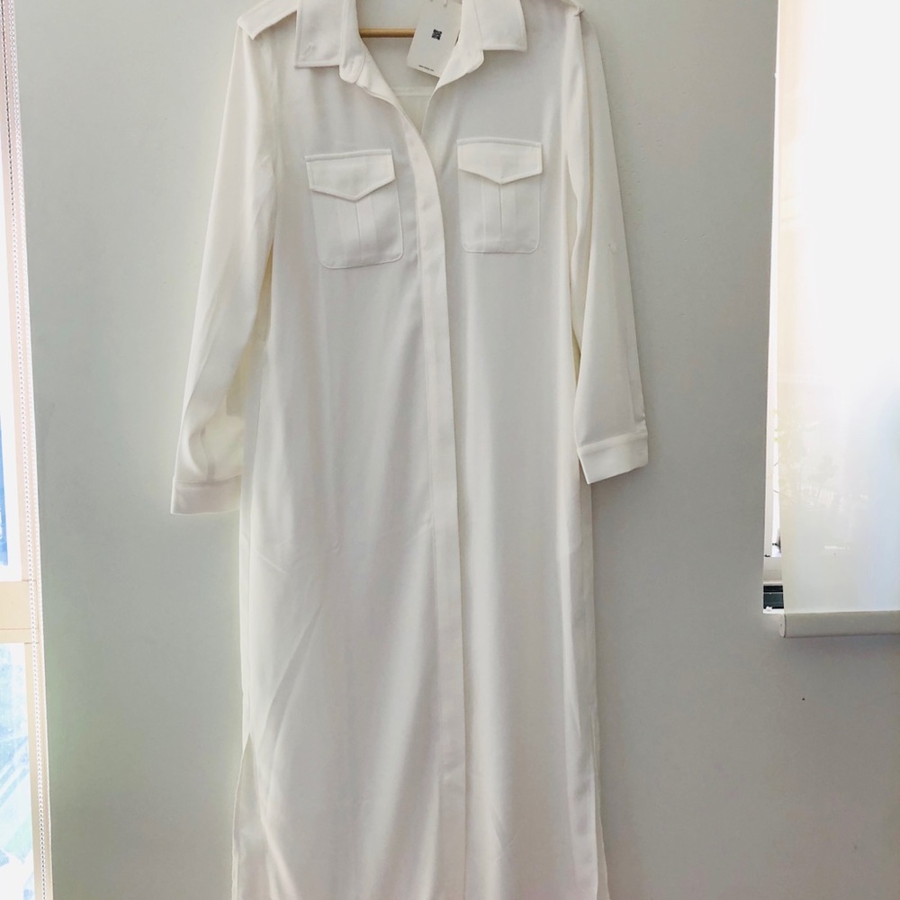 Long Women Shirt Dress
